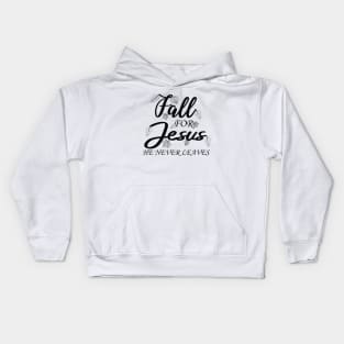 Fall For Jesus Kids Hoodie